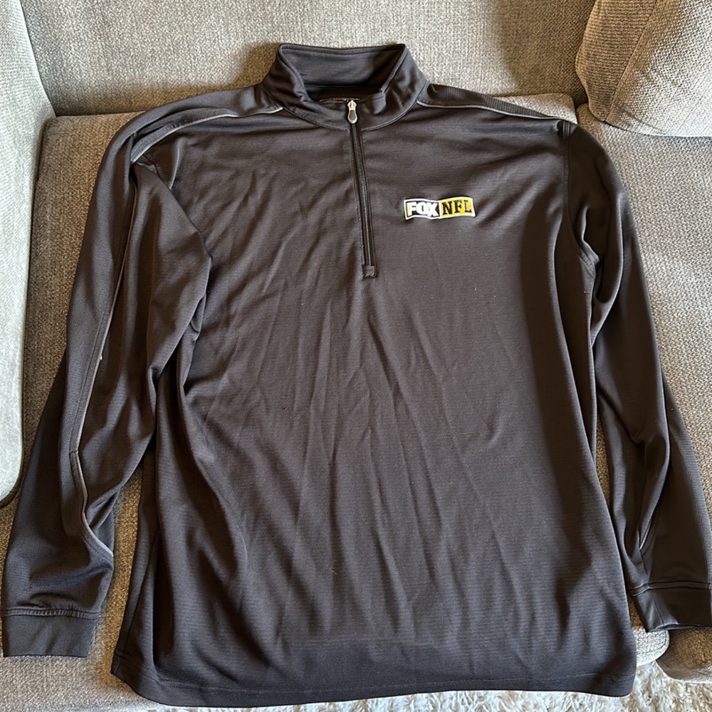 NFL on fox football quarter zip sweatshirt